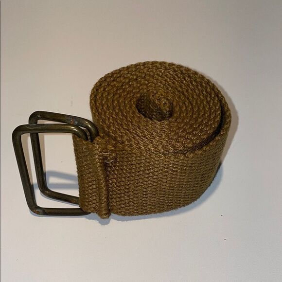 Men's Tan canvas Belt - Picture 8 of 8